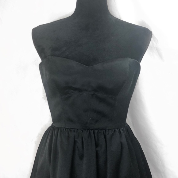 REBECCA TAYLOR Strapless Black Cocktail Dress - Picture 6 of 6